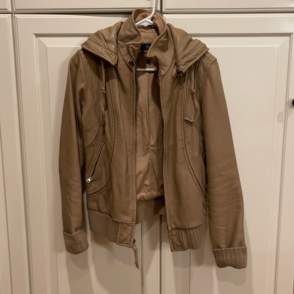 Aqua - Bloomingdales Brand - Leather Jacket - Med